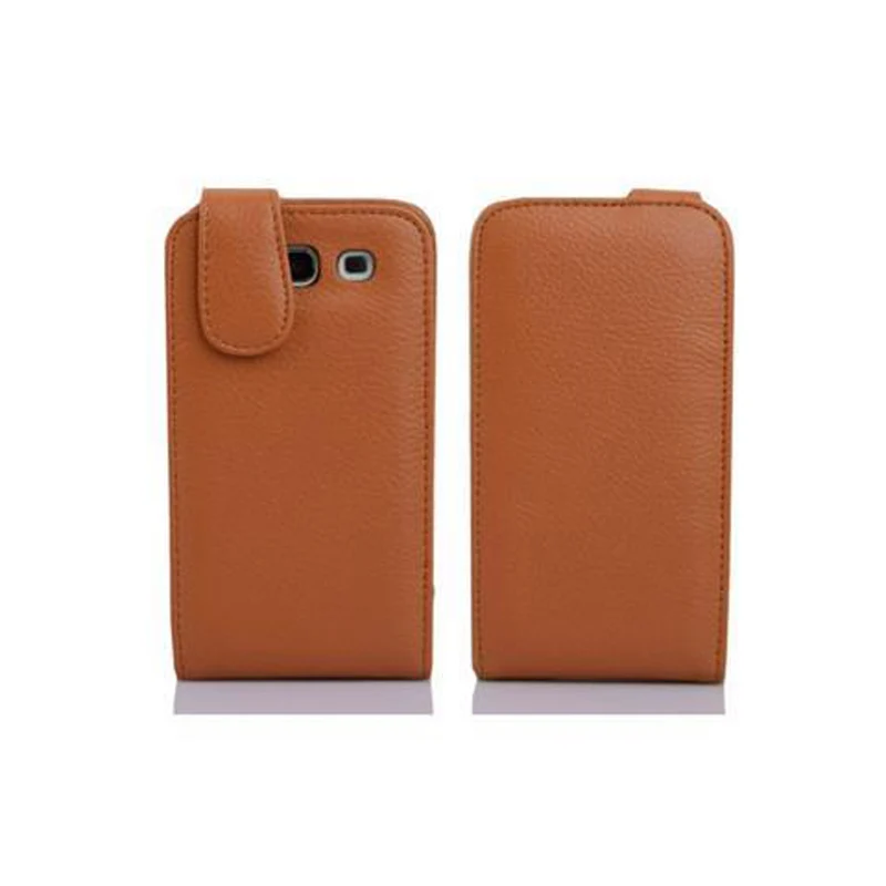Cadorabo Hülle kompatibel mit Huawei ASCEND G510 / G520 / G525 Schutzhülle im Flip Design aus strukturiertem Kunstleder