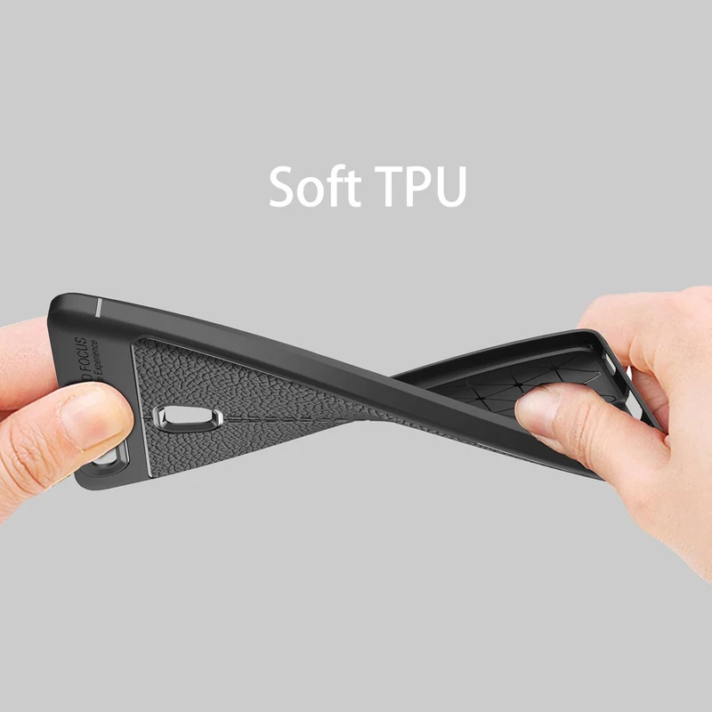 Cadorabo Hülle kompatibel mit Huawei P9 Schutzhülle aus TPU Silikon mit edler Kunstleder-Applikation