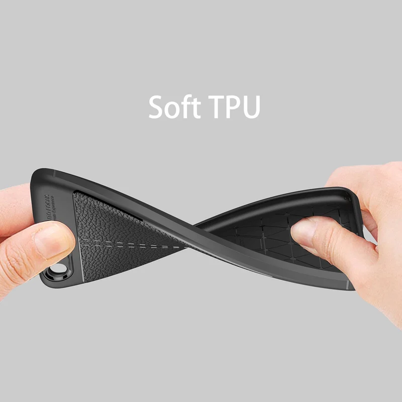 Cadorabo Hülle kompatibel mit Huawei P10 Schutzhülle aus TPU Silikon mit edler Kunstleder-Applikation
