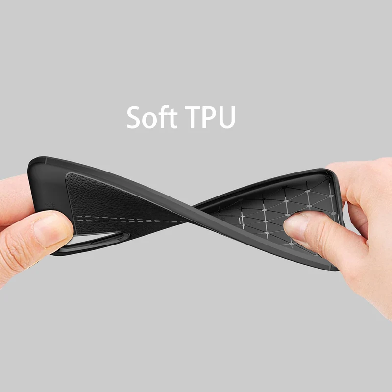 Cadorabo Hülle kompatibel mit Samsung Galaxy A50 4G / A50s / A30s Schutzhülle aus TPU Silikon mit edler Kunstleder-Applikation
