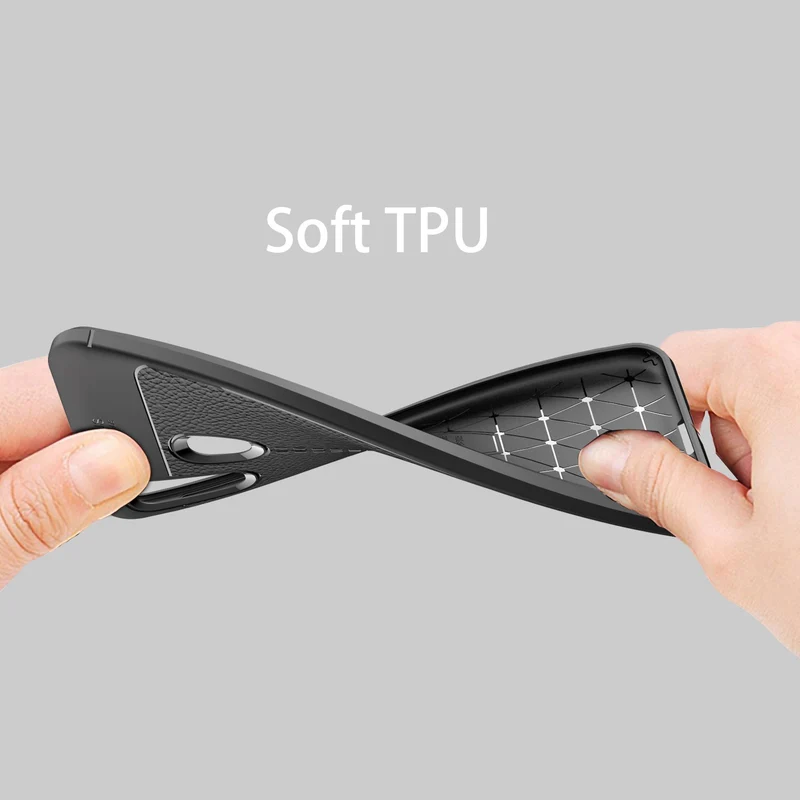 Cadorabo Hülle kompatibel mit Samsung Galaxy A10e / A20e Schutzhülle aus TPU Silikon mit edler Kunstleder-Applikation