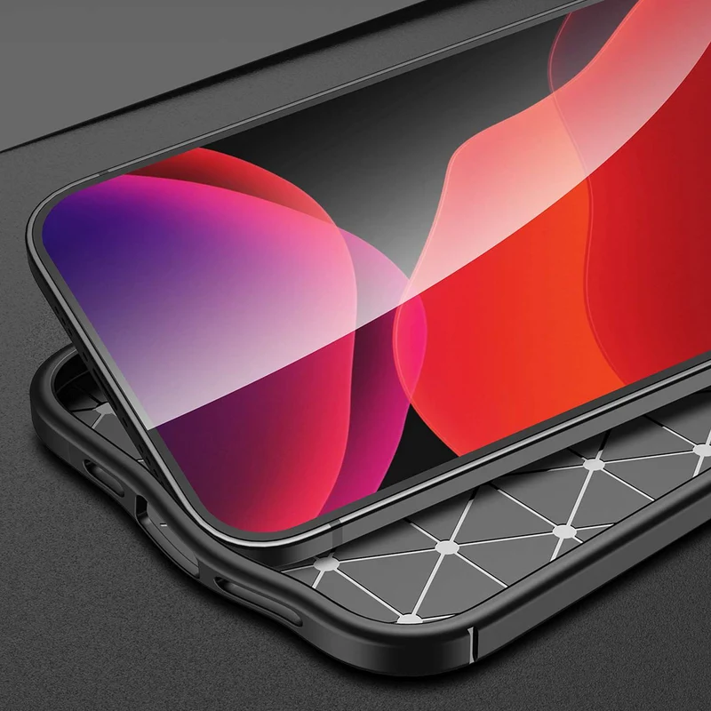 Cadorabo Hülle kompatibel mit Apple iPhone 13 MINI Schutzhülle aus TPU Silikon mit edler Kunstleder-Applikation