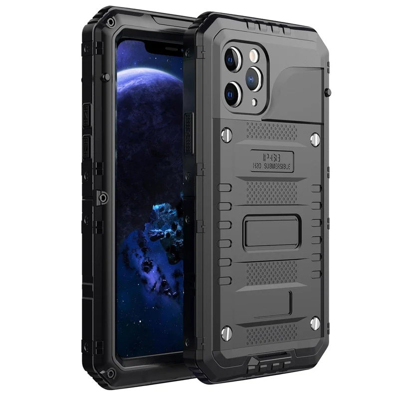 Cadorabo Hülle kompatibel mit Apple iPhone 11 PRO Robuster 360° Rundumschutz mit Displayschutz - Stoßfeste Outdoor Heavy Duty Schutzhülle