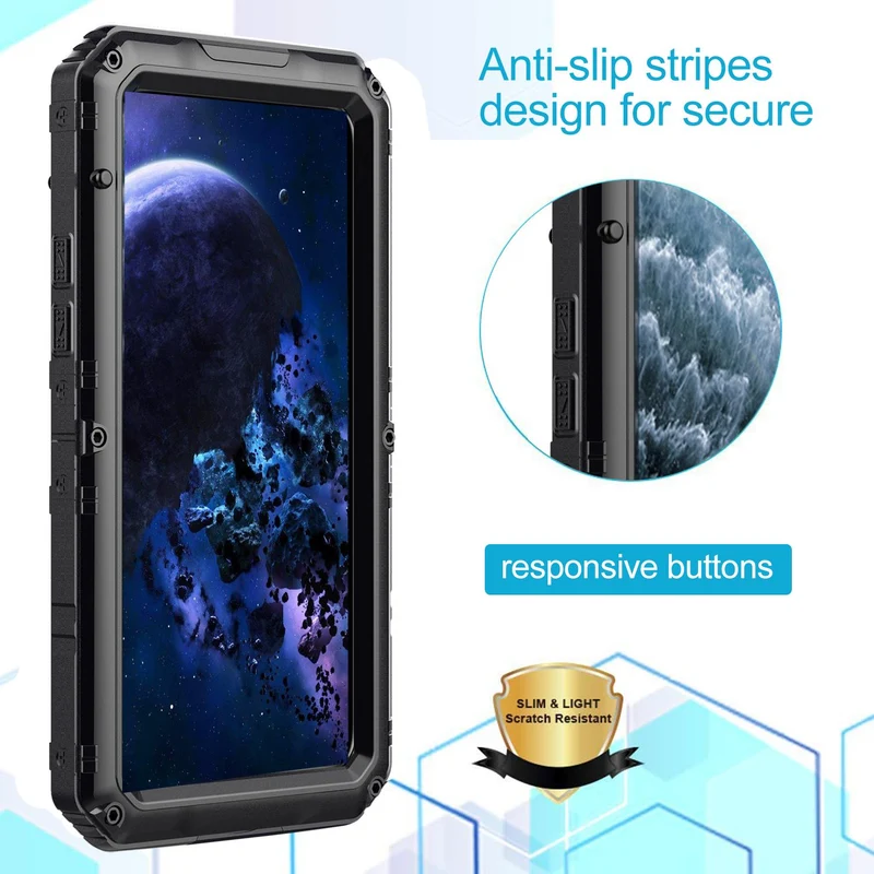 Cadorabo Hülle kompatibel mit Apple iPhone 11 PRO Robuster 360° Rundumschutz mit Displayschutz - Stoßfeste Outdoor Heavy Duty Schutzhülle