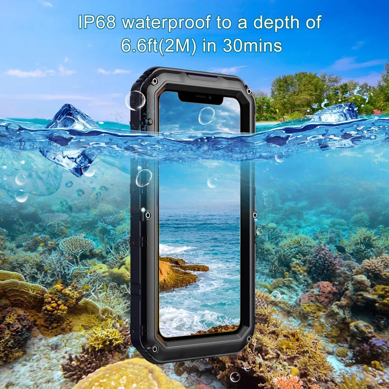 Cadorabo Hülle kompatibel mit Apple iPhone 11 Robuster 360° Rundumschutz mit Displayschutz - Stoßfeste Outdoor Heavy Duty Schutzhülle