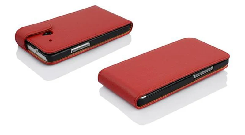 Cadorabo Hülle kompatibel mit HTC ONE M8 MINI Schutzhülle im Flip Design aus strukturiertem Kunstleder