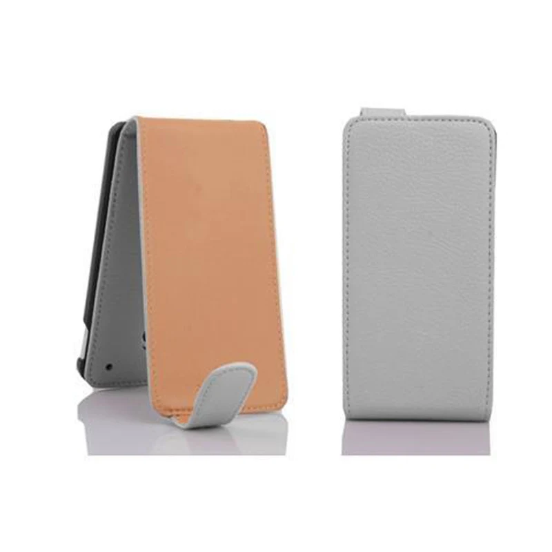 Cadorabo Hülle kompatibel mit HTC ONE M4 MINI Schutzhülle im Flip Design aus strukturiertem Kunstleder