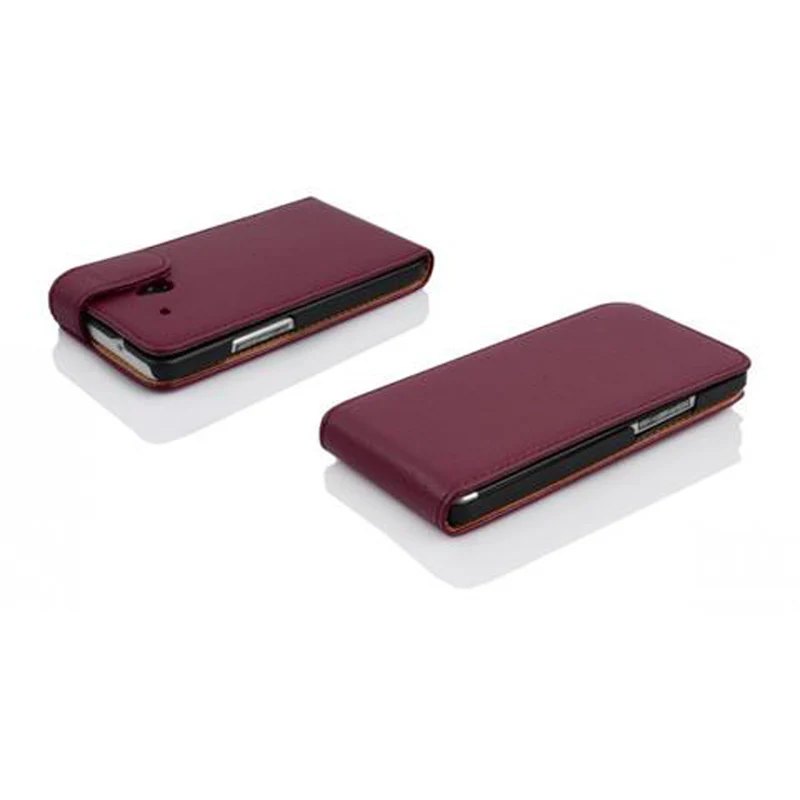 Cadorabo Hülle kompatibel mit HTC ONE M4 MINI Schutzhülle im Flip Design aus strukturiertem Kunstleder