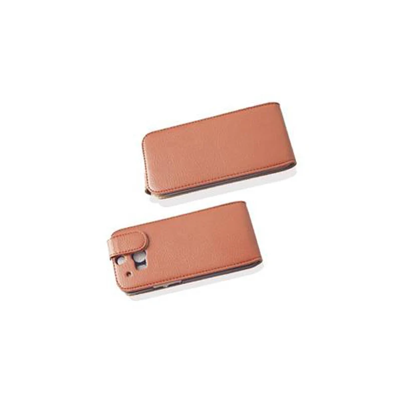 Cadorabo Hülle kompatibel mit HTC ONE M8 Schutzhülle im Flip Design aus strukturiertem Kunstleder