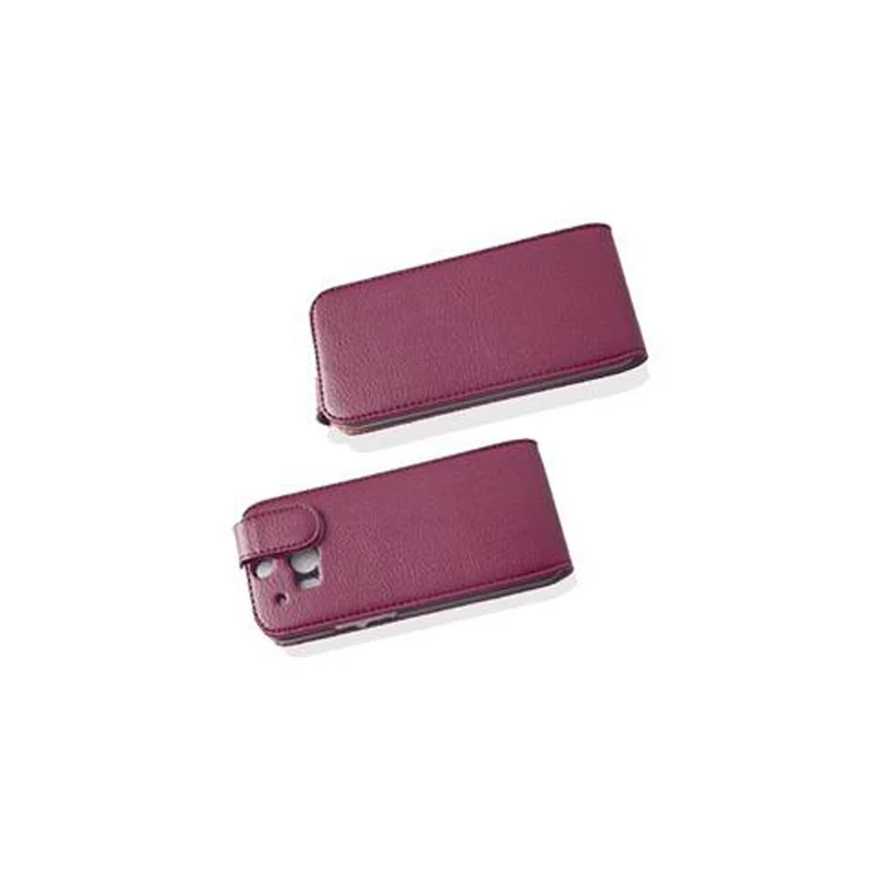 Cadorabo Hülle kompatibel mit HTC ONE M8 Schutzhülle im Flip Design aus strukturiertem Kunstleder