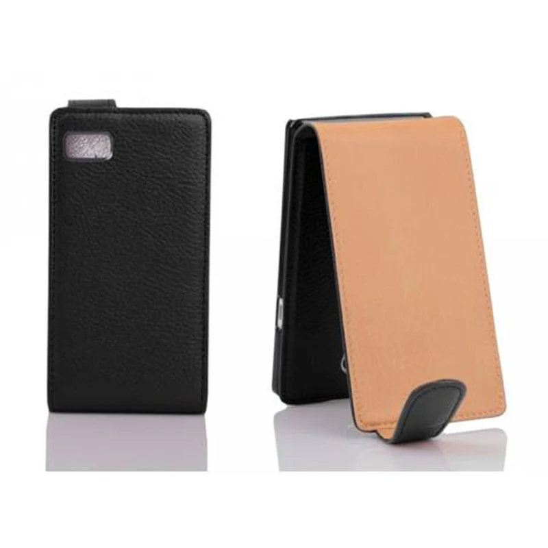 Cadorabo Hülle kompatibel mit HTC Desire 600 Schutzhülle im Flip Design aus strukturiertem Kunstleder