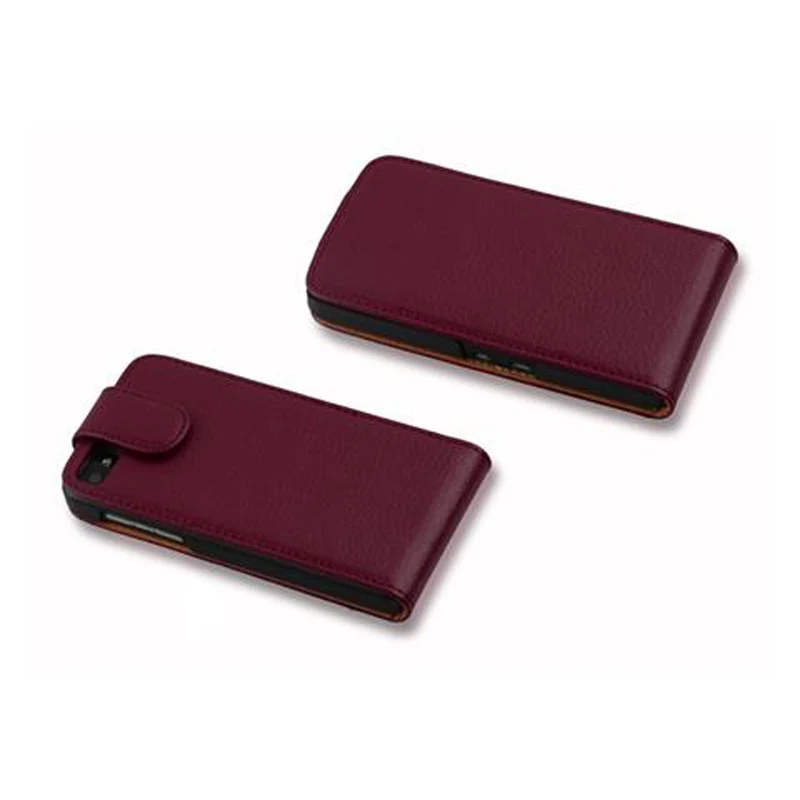 Cadorabo Hülle kompatibel mit Blackberry Z10 Schutzhülle im Flip Design aus strukturiertem Kunstleder