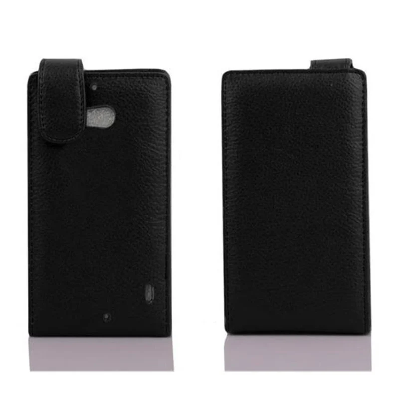 Cadorabo Hülle kompatibel mit Nokia Lumia 929 / 930 Schutzhülle im Flip Design aus strukturiertem Kunstleder
