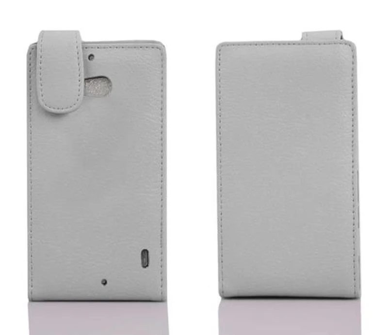 Cadorabo Hülle kompatibel mit Nokia Lumia 929 / 930 Schutzhülle im Flip Design aus strukturiertem Kunstleder