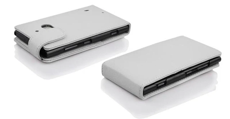 Cadorabo Hülle kompatibel mit Nokia Lumia 929 / 930 Schutzhülle im Flip Design aus strukturiertem Kunstleder