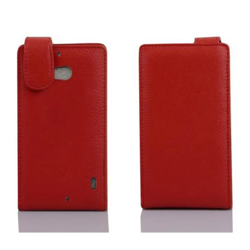 Cadorabo Hülle kompatibel mit Nokia Lumia 929 / 930 Schutzhülle im Flip Design aus strukturiertem Kunstleder