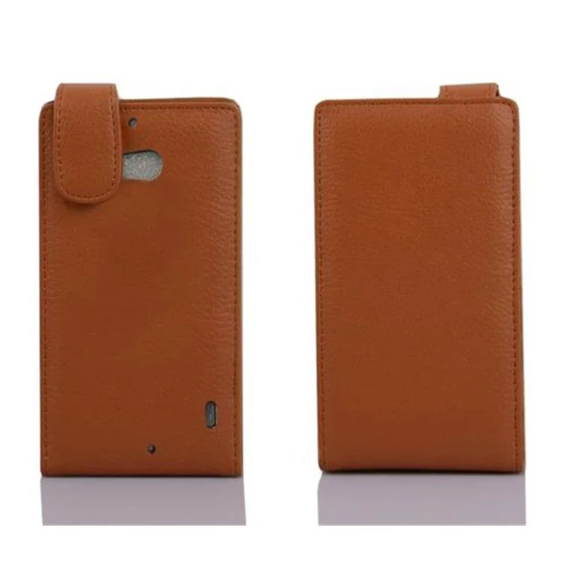 Cadorabo Hülle kompatibel mit Nokia Lumia 929 / 930 Schutzhülle im Flip Design aus strukturiertem Kunstleder