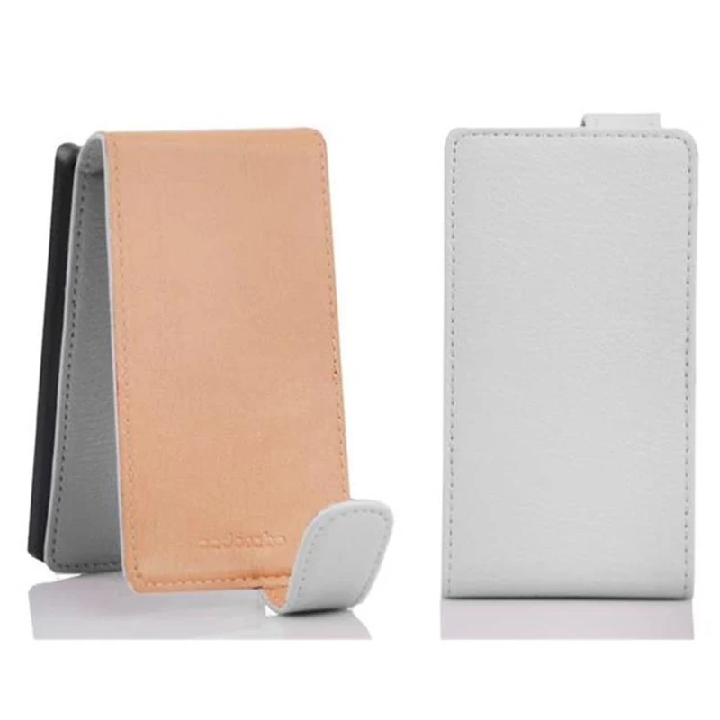 Cadorabo Hülle kompatibel mit Nokia Lumia 630 / 635 Schutzhülle im Flip Design aus strukturiertem Kunstleder