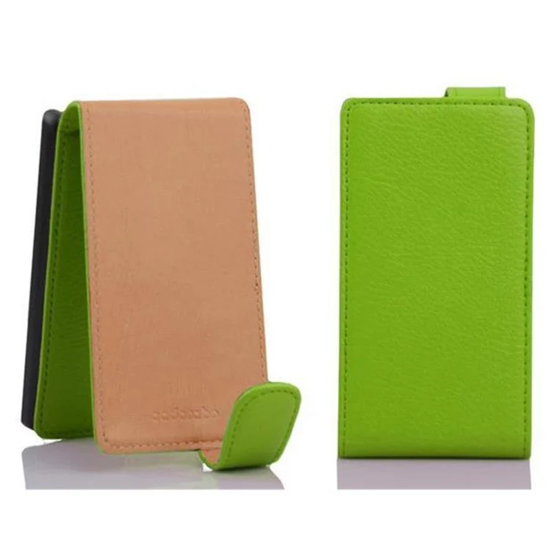 Cadorabo Hülle kompatibel mit Nokia Lumia 630 / 635 Schutzhülle im Flip Design aus strukturiertem Kunstleder