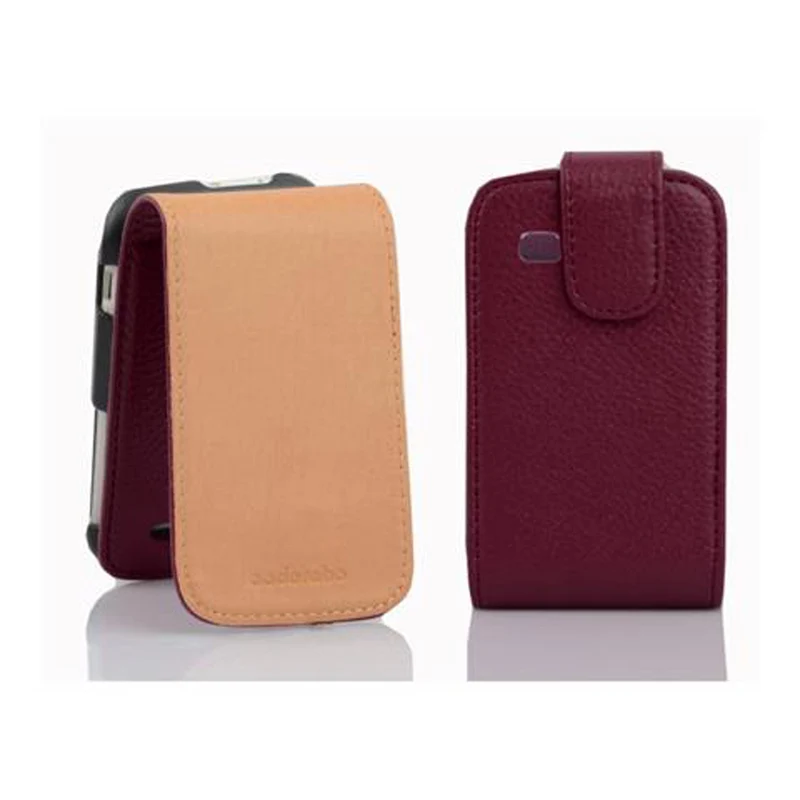 Cadorabo Hülle kompatibel mit Samsung Galaxy POCKET NEO Schutzhülle im Flip Design aus strukturiertem Kunstleder