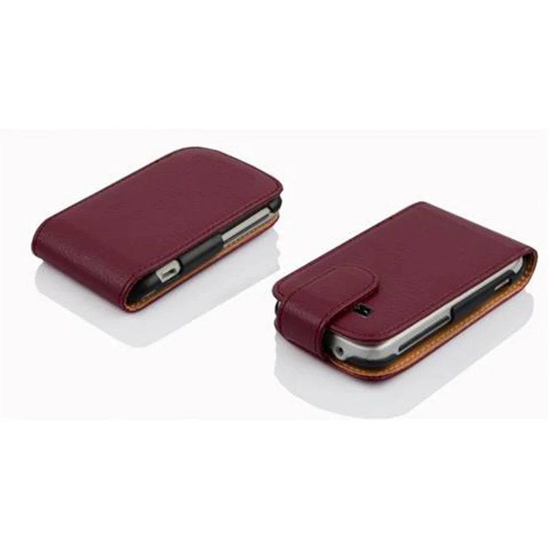 Cadorabo Hülle kompatibel mit Samsung Galaxy POCKET NEO Schutzhülle im Flip Design aus strukturiertem Kunstleder