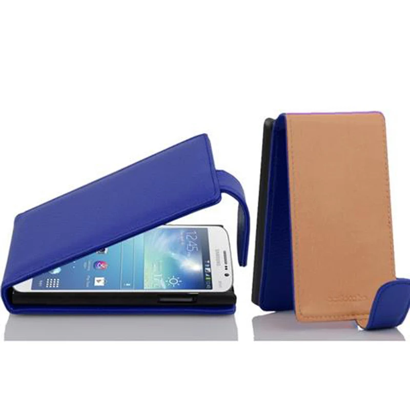 Cadorabo Hülle kompatibel mit Samsung Galaxy MEGA 5.8 Schutzhülle im Flip Design aus strukturiertem Kunstleder