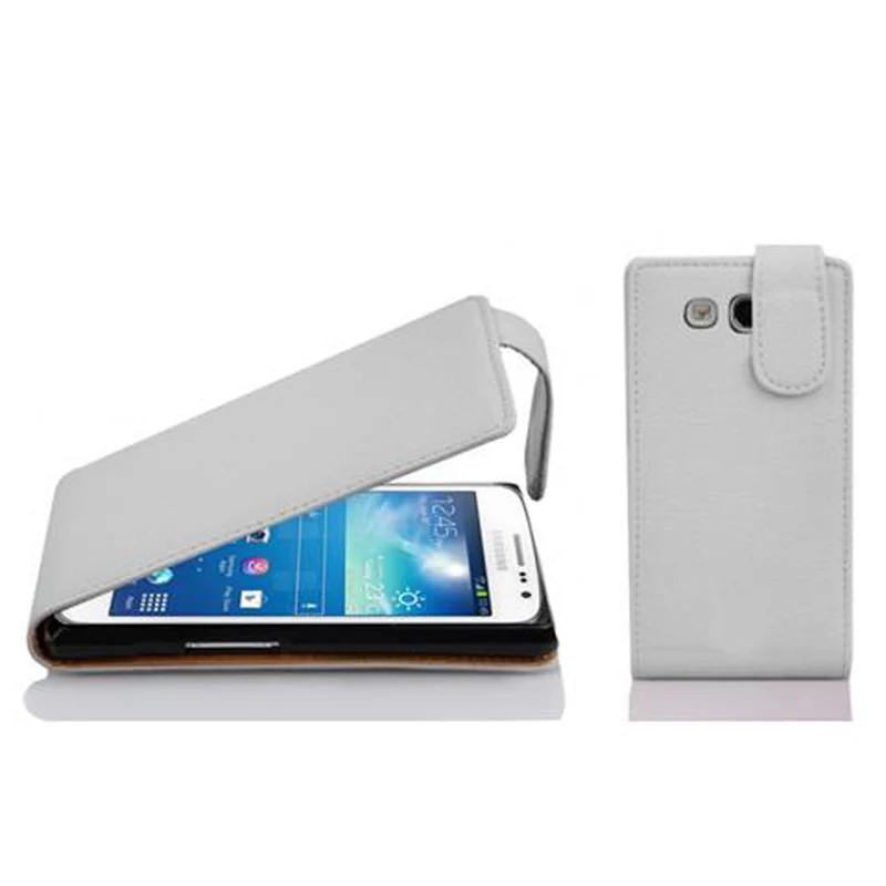 Cadorabo Hülle kompatibel mit Samsung Galaxy EXPRESS 2 Schutzhülle im Flip Design aus strukturiertem Kunstleder