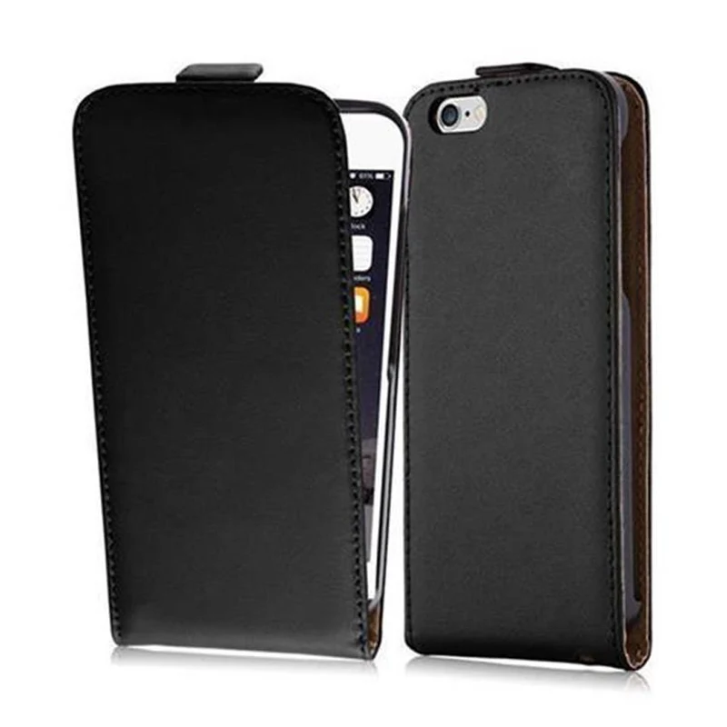 Cadorabo Hülle kompatibel mit Apple iPhone 6 PLUS / 6S PLUS Schutzhülle im Flip Design aus glattem Kunstleder