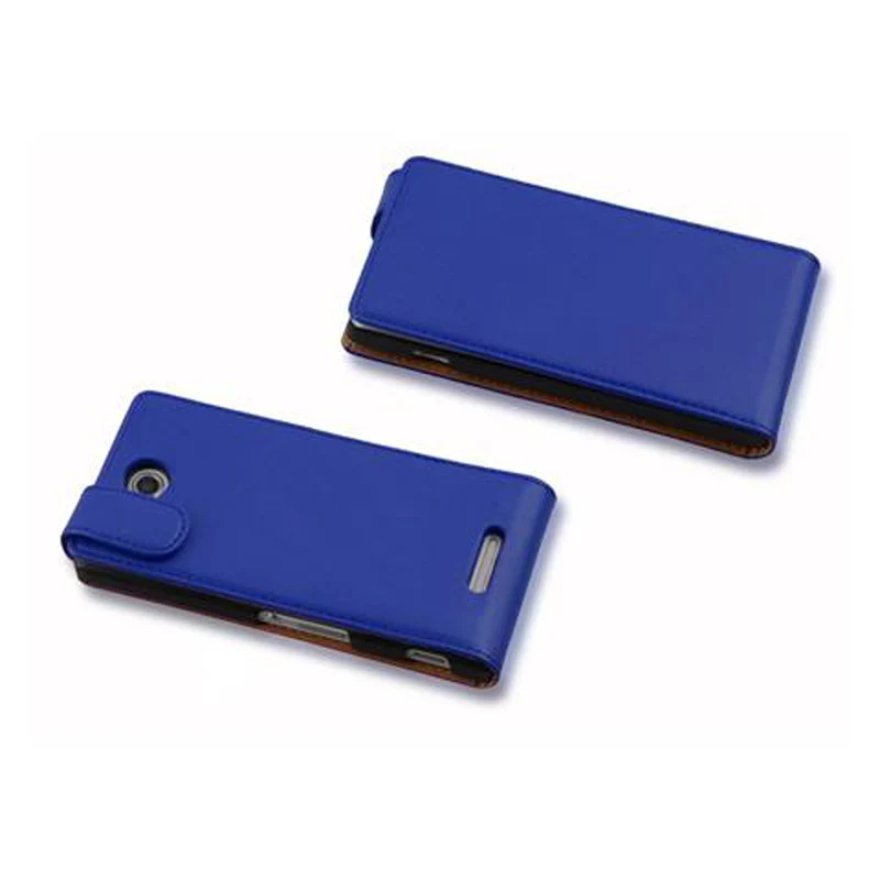 Cadorabo Hülle kompatibel mit Sony Xperia C Schutzhülle im Flip Design aus glattem Kunstleder