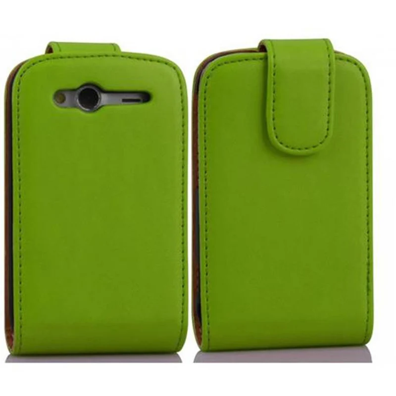 Cadorabo Hülle kompatibel mit HTC WILDFIRE Schutzhülle im Flip Design aus glattem Kunstleder