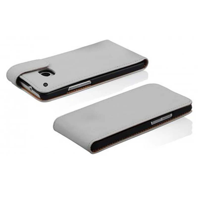 Cadorabo Hülle kompatibel mit HTC ONE MINI M4 Schutzhülle im Flip Design aus glattem Kunstleder