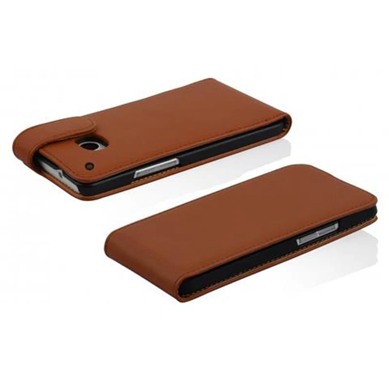Cadorabo Hülle kompatibel mit HTC ONE MINI M4 Schutzhülle im Flip Design aus glattem Kunstleder