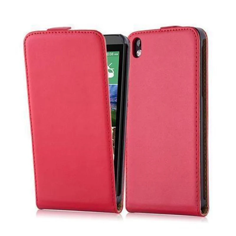 Cadorabo Hülle kompatibel mit HTC Desire 816 Schutzhülle im Flip Design aus glattem Kunstleder