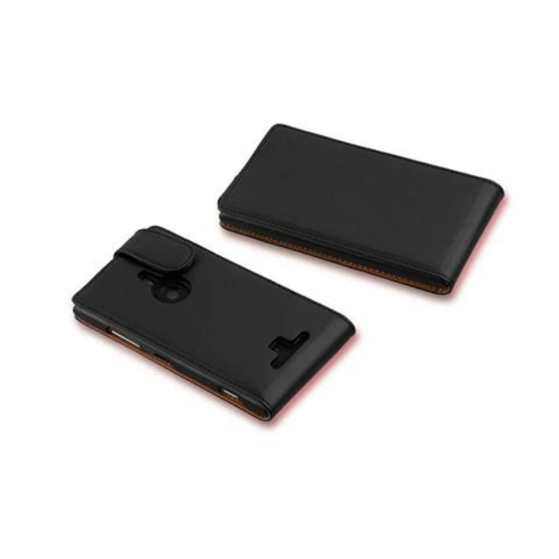 Cadorabo Hülle kompatibel mit Nokia Lumia 925 Schutzhülle im Flip Design aus glattem Kunstleder