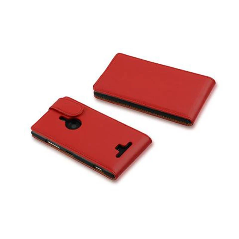 Cadorabo Hülle kompatibel mit Nokia Lumia 925 Schutzhülle im Flip Design aus glattem Kunstleder