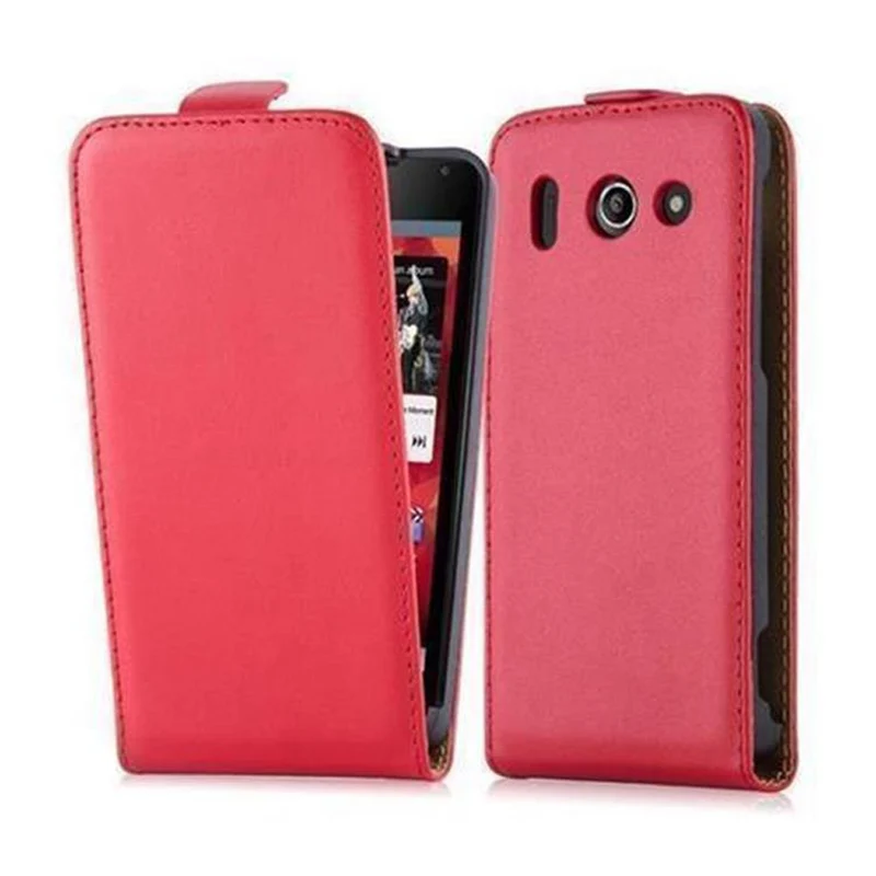 Cadorabo Hülle kompatibel mit Huawei ASCEND G510 / G520 / G525 Schutzhülle im Flip Design aus glattem Kunstleder