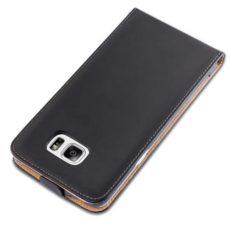 Cadorabo Hülle kompatibel mit Samsung Galaxy NOTE 5 Schutzhülle im Flip Design aus glattem Kunstleder