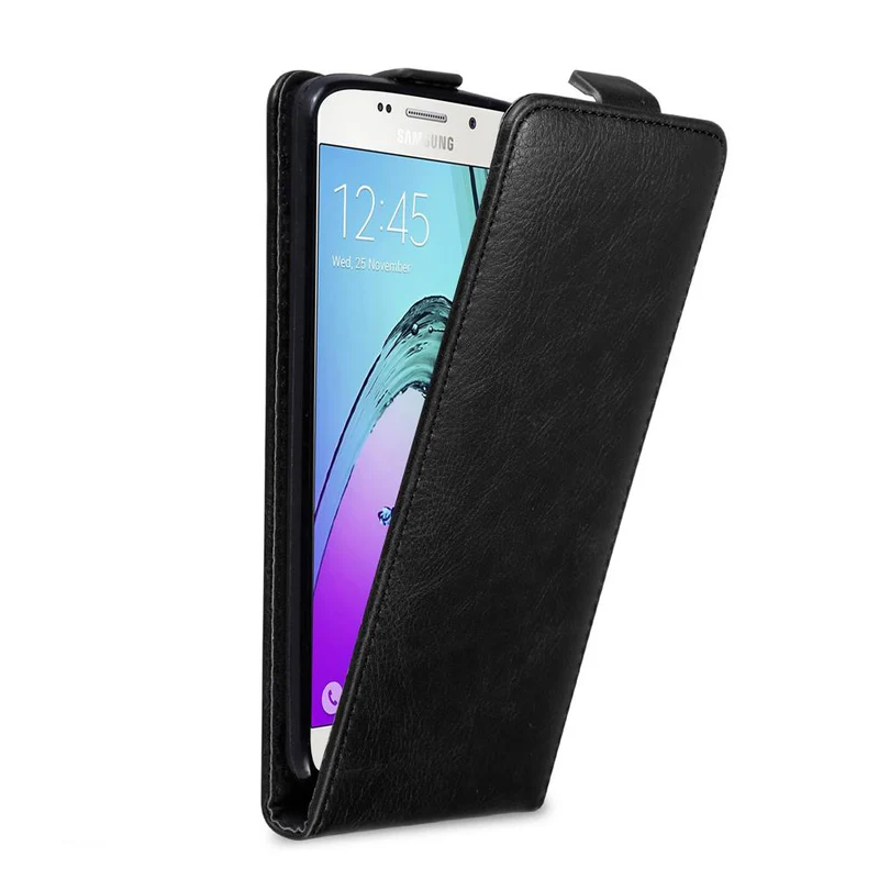 Cadorabo Hülle kompatibel mit Samsung Galaxy A5 2016 Schutzhülle im Flip Design aus glattem Kunstleder