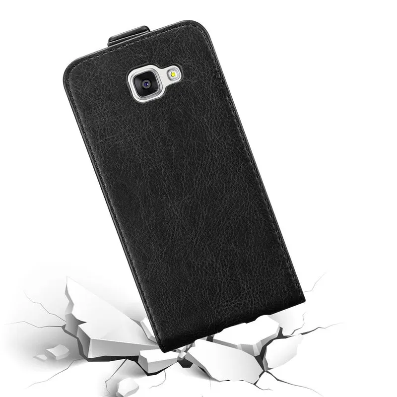 Cadorabo Hülle kompatibel mit Samsung Galaxy A5 2016 Schutzhülle im Flip Design aus glattem Kunstleder