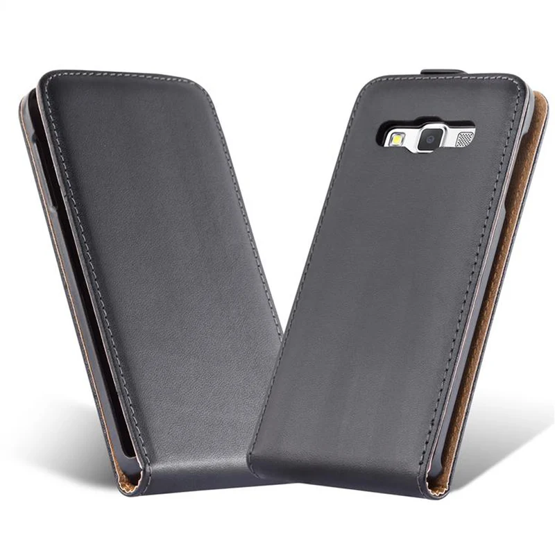 Cadorabo Hülle kompatibel mit Samsung Galaxy A5 2015 Schutzhülle im Flip Design aus glattem Kunstleder