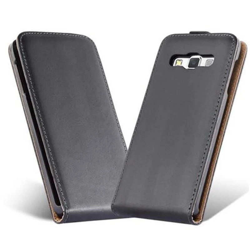 Cadorabo Hülle kompatibel mit Samsung Galaxy A3 2015 Schutzhülle im Flip Design aus glattem Kunstleder