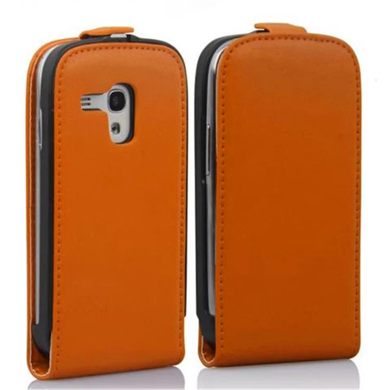 Cadorabo Hülle kompatibel mit Samsung Galaxy S3 MINI Schutzhülle im Flip Design aus glattem Kunstleder