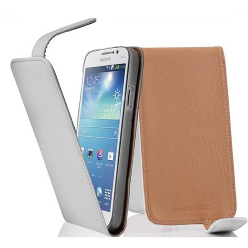 Cadorabo Hülle kompatibel mit Samsung Galaxy MEGA 5.8 Schutzhülle im Flip Design aus glattem Kunstleder