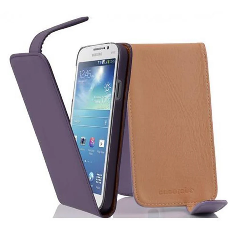 Cadorabo Hülle kompatibel mit Samsung Galaxy MEGA 5.8 Schutzhülle im Flip Design aus glattem Kunstleder