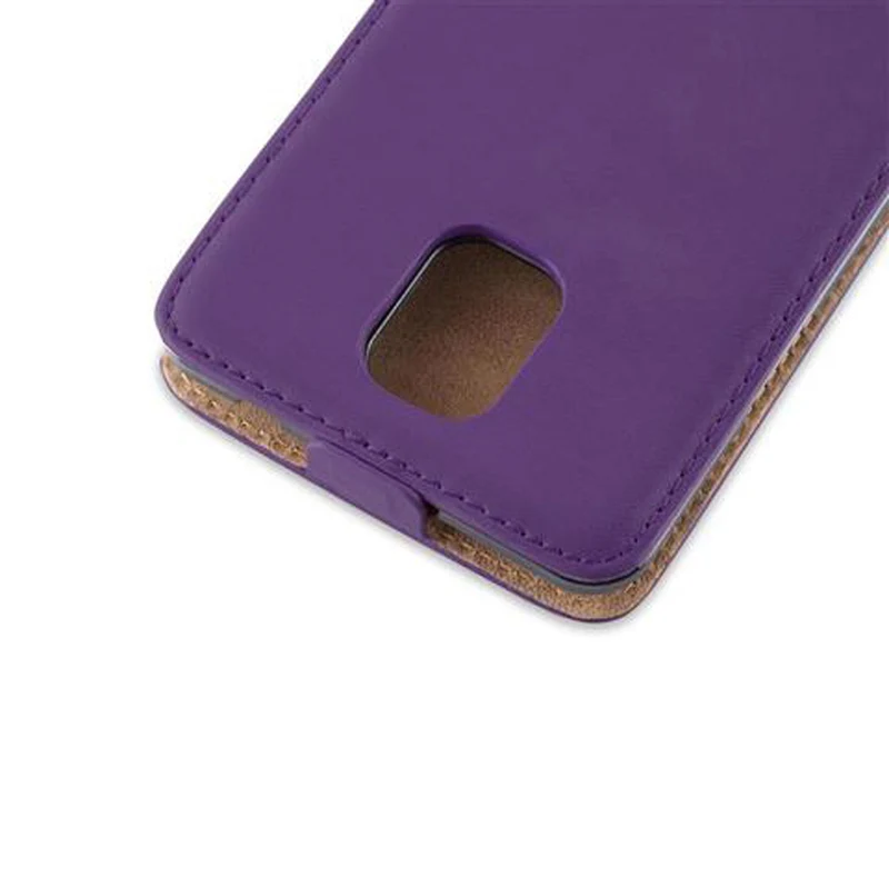Cadorabo Hülle kompatibel mit Samsung Galaxy NOTE 4 Schutzhülle im Flip Design aus glattem Kunstleder