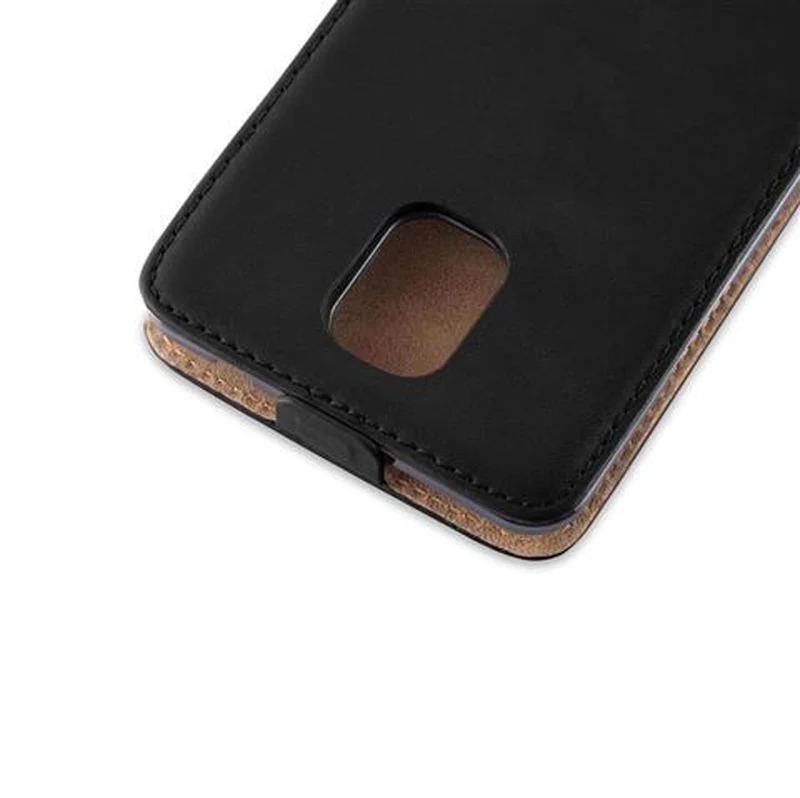 Cadorabo Hülle kompatibel mit Samsung Galaxy NOTE 4 Schutzhülle im Flip Design aus glattem Kunstleder