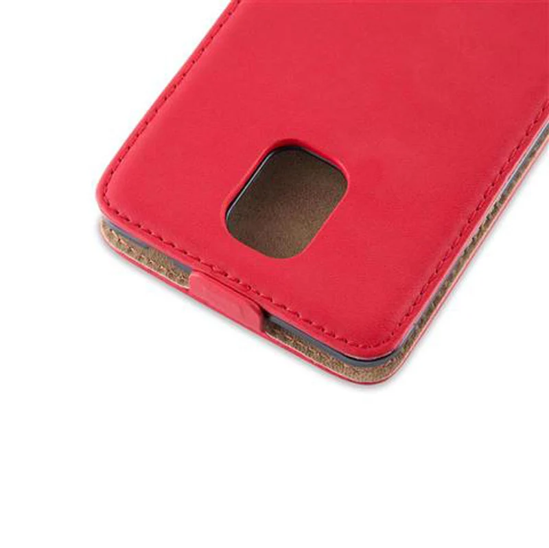 Cadorabo Hülle kompatibel mit Samsung Galaxy NOTE 4 Schutzhülle im Flip Design aus glattem Kunstleder