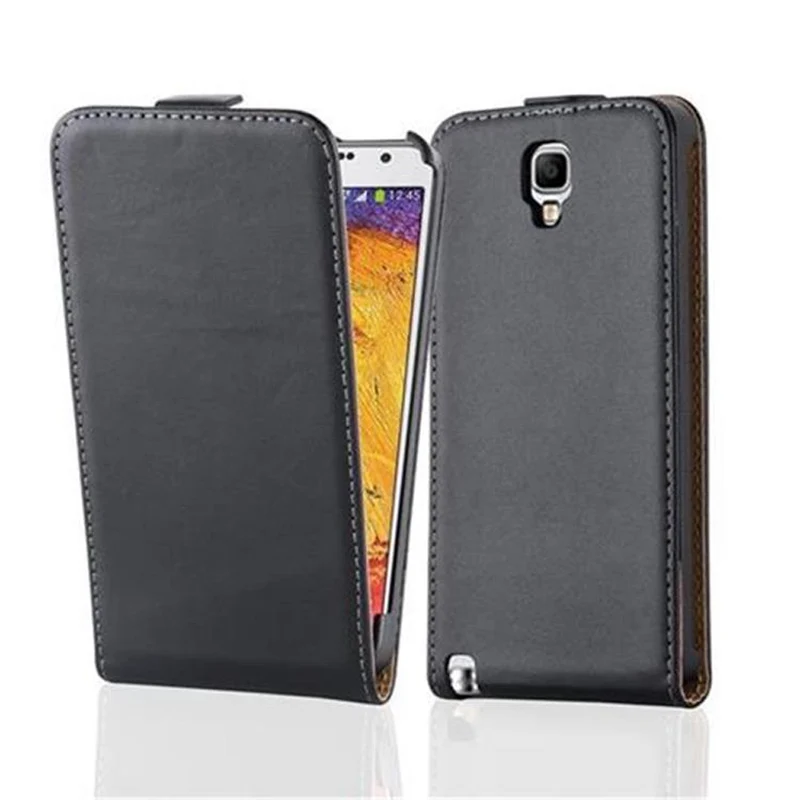 Cadorabo Hülle kompatibel mit Samsung Galaxy NOTE 3 NEO Schutzhülle im Flip Design aus glattem Kunstleder
