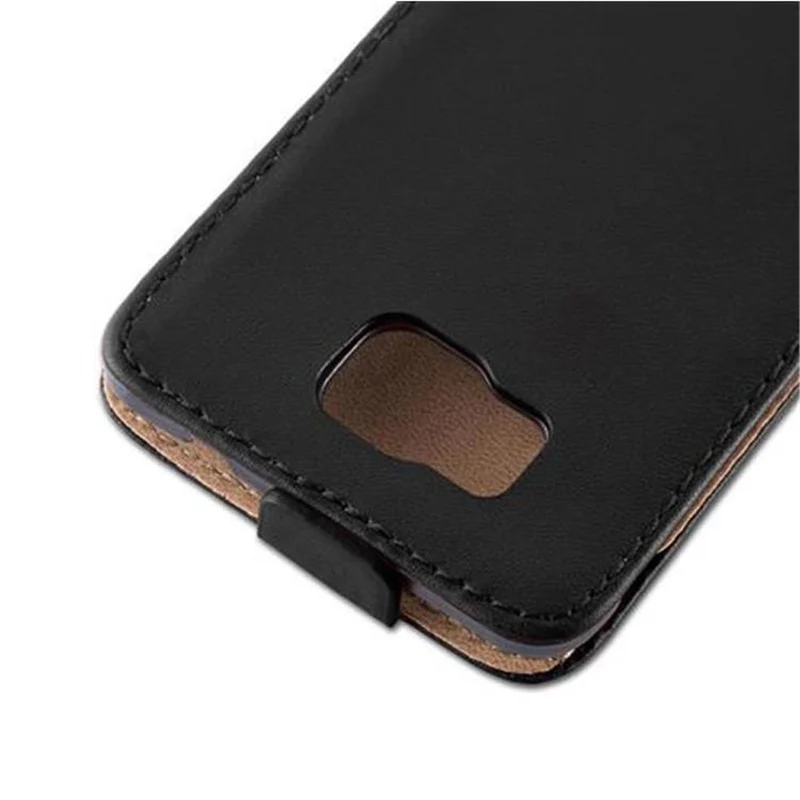 Cadorabo Hülle kompatibel mit Samsung Galaxy ALPHA Schutzhülle im Flip Design aus glattem Kunstleder
