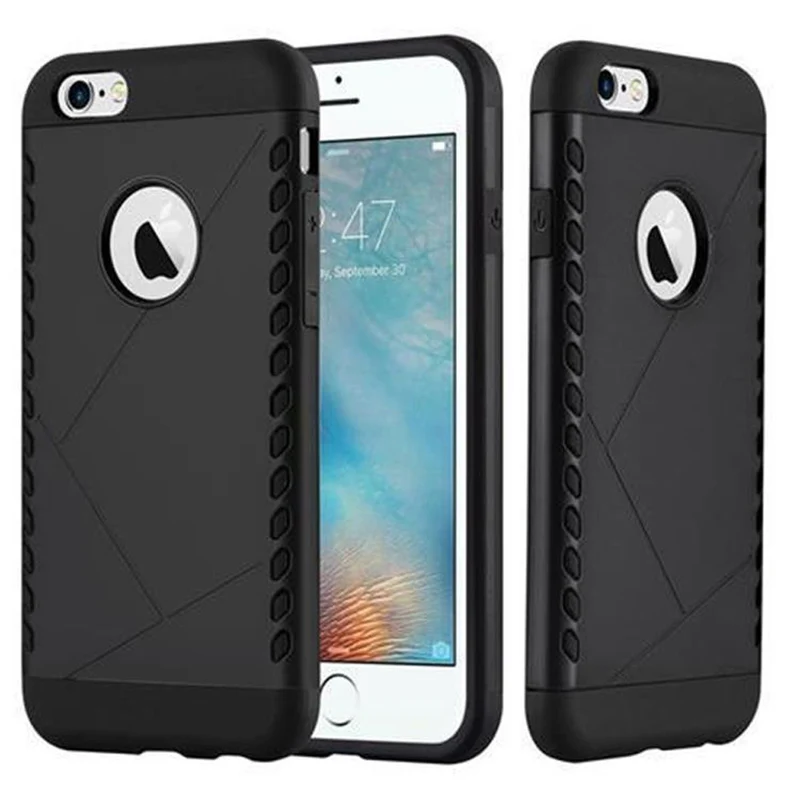 Cadorabo Hülle kompatibel mit Apple iPhone 6 / 6S Outdoor Hybrid Hard Case Schutzhülle im Heavy Duty Design